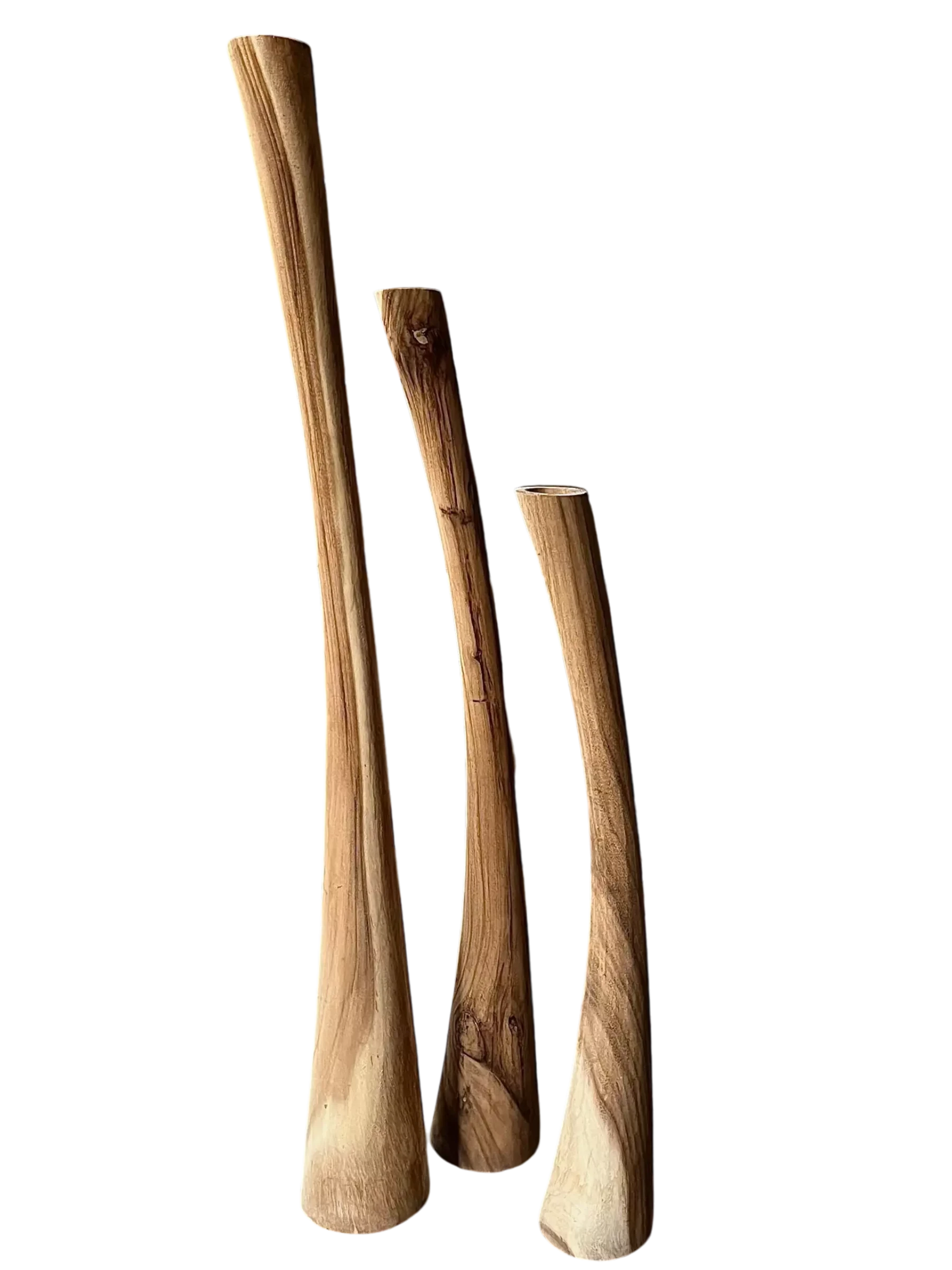 Suar Wood Candle Holder